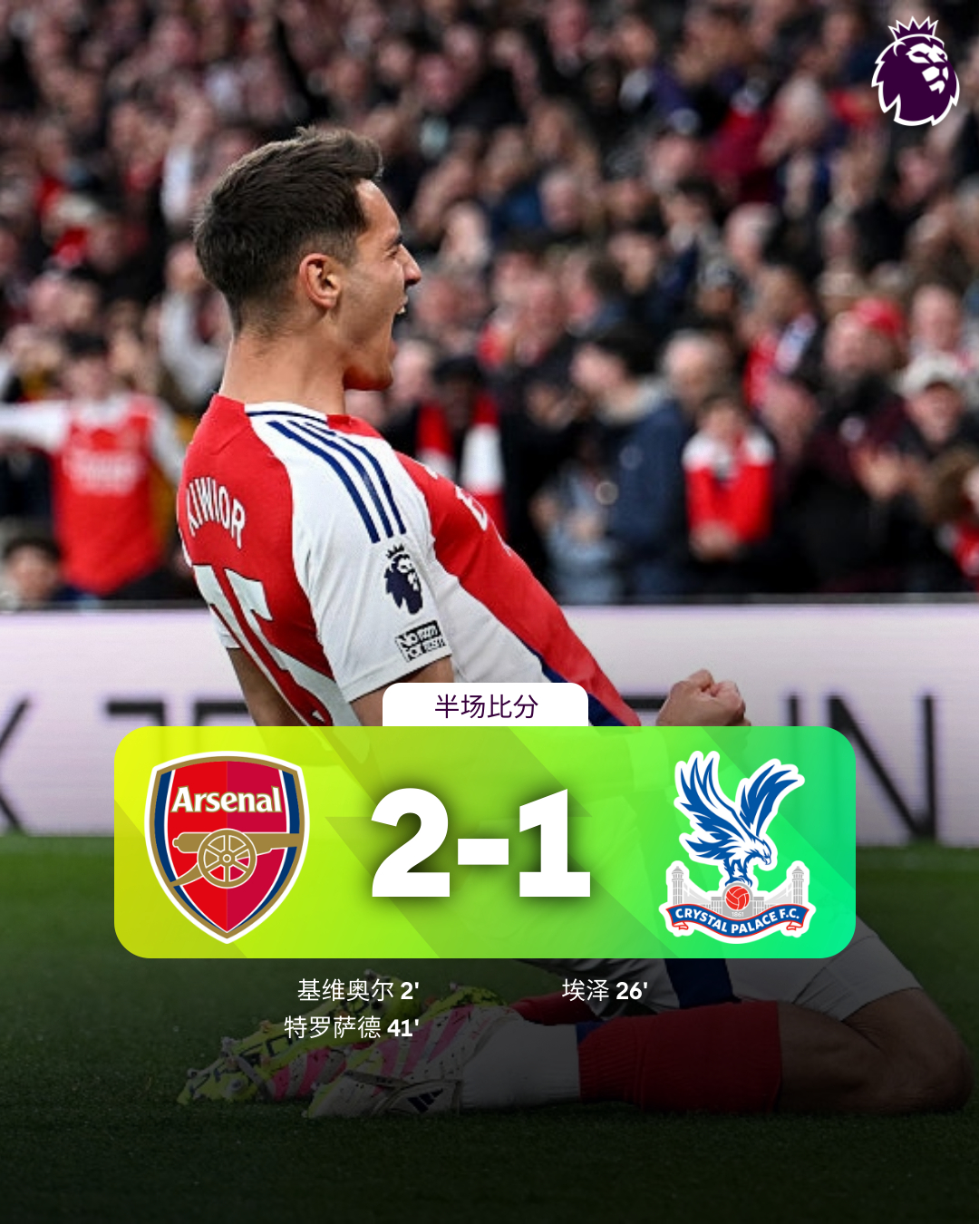 全场高呼MVP！阿森纳连过五人破门，震撼世俱杯！的简单介绍