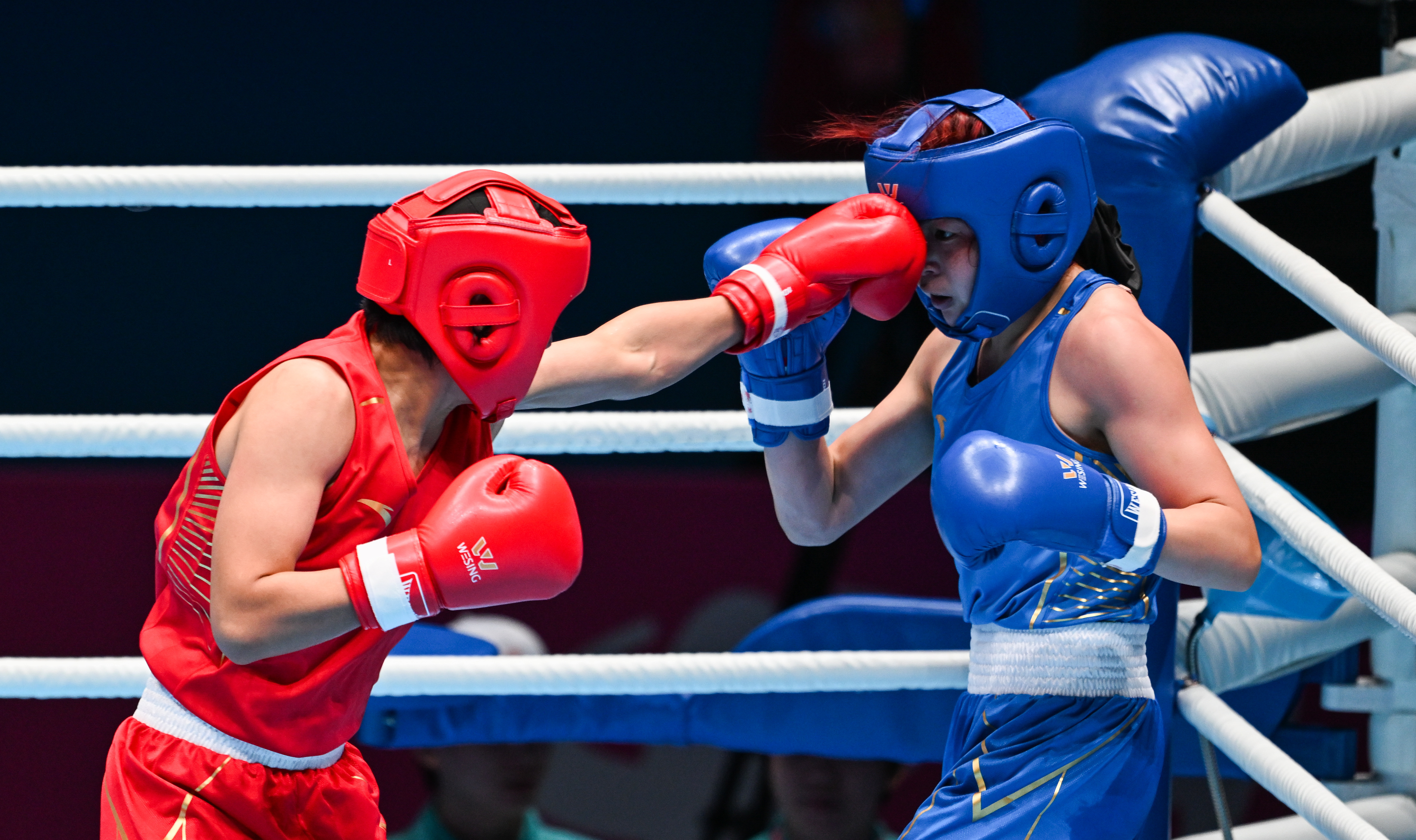 印度代表团在拳击赛事中夺冠